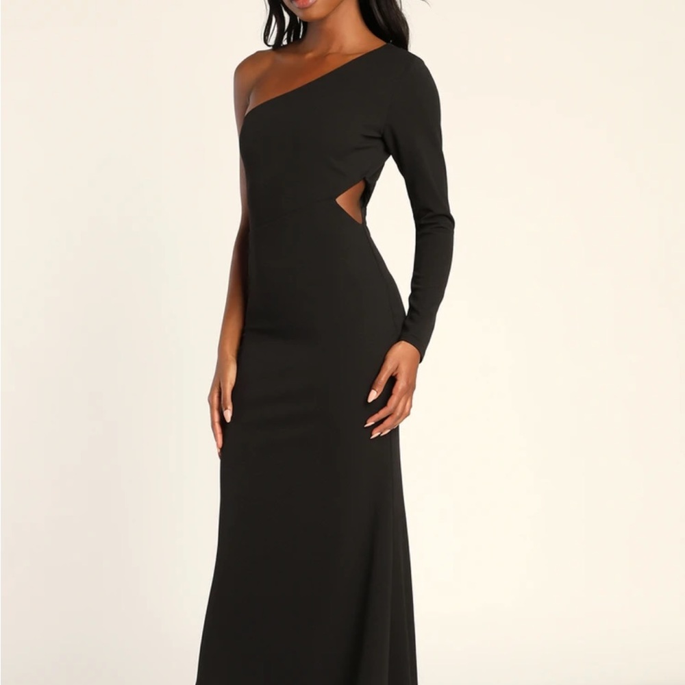 One-Shoulder Mermaid Maxi Dress